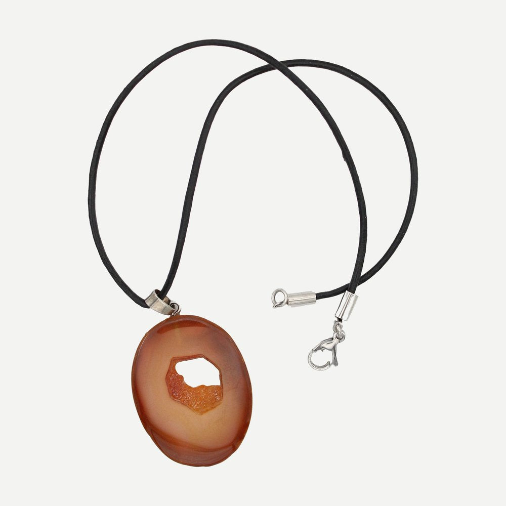 Reworked Agate Cord Necklace