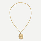 Vintage Gold-Filled "E" Locket Necklace