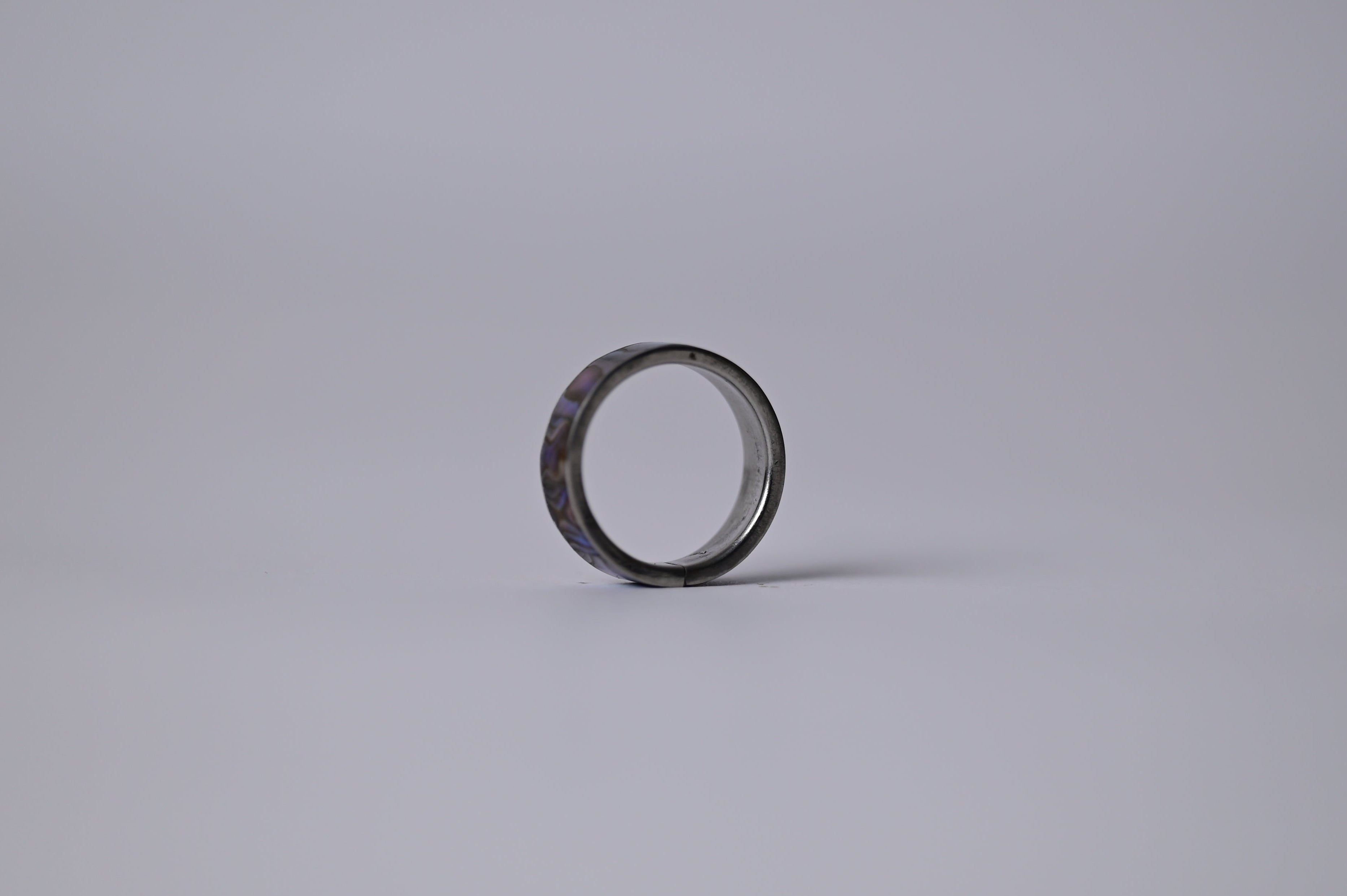 Vintage Abalone Sterling Silver Ring&nbsp;