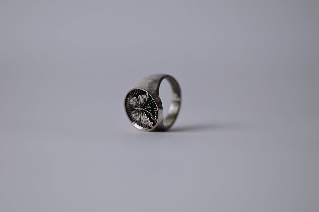 Vintage Butterfly Signet Statement Ring