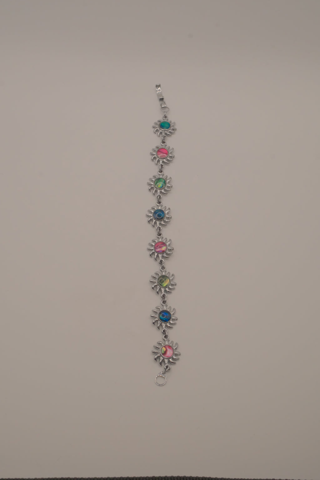 Vintage celestial sun link bracelet