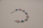 Vintage celestial sun link bracelet