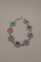 Vintage celestial sun link bracelet
