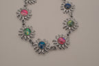 Vintage celestial sun link bracelet