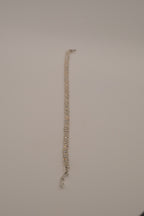 Classic silver tennis bracelet