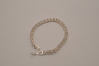 Classic silver tennis bracelet