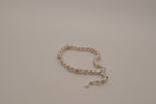 Classic silver tennis bracelet
