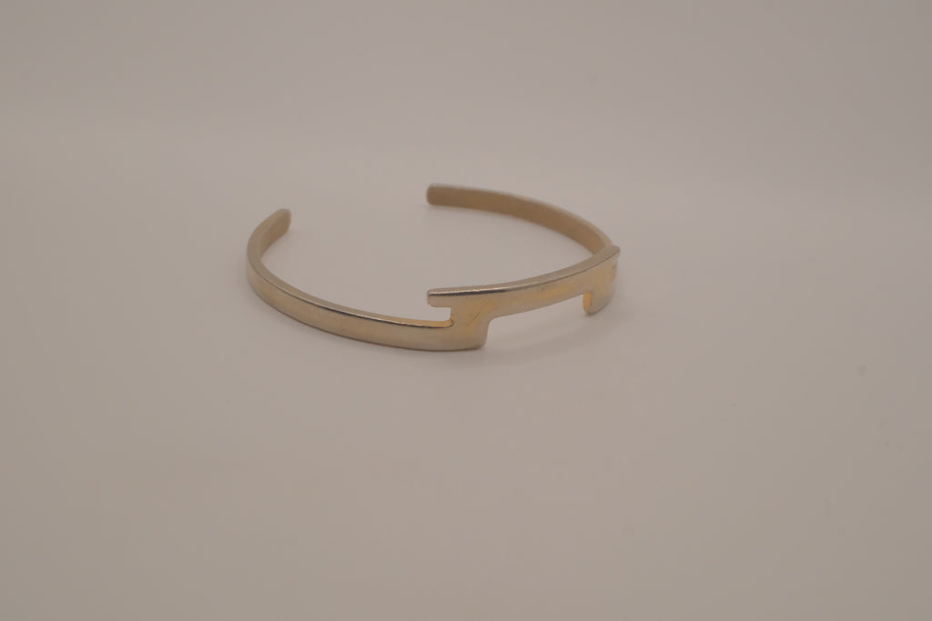 Vintage Avon modernist gold-tone cuff bracelet