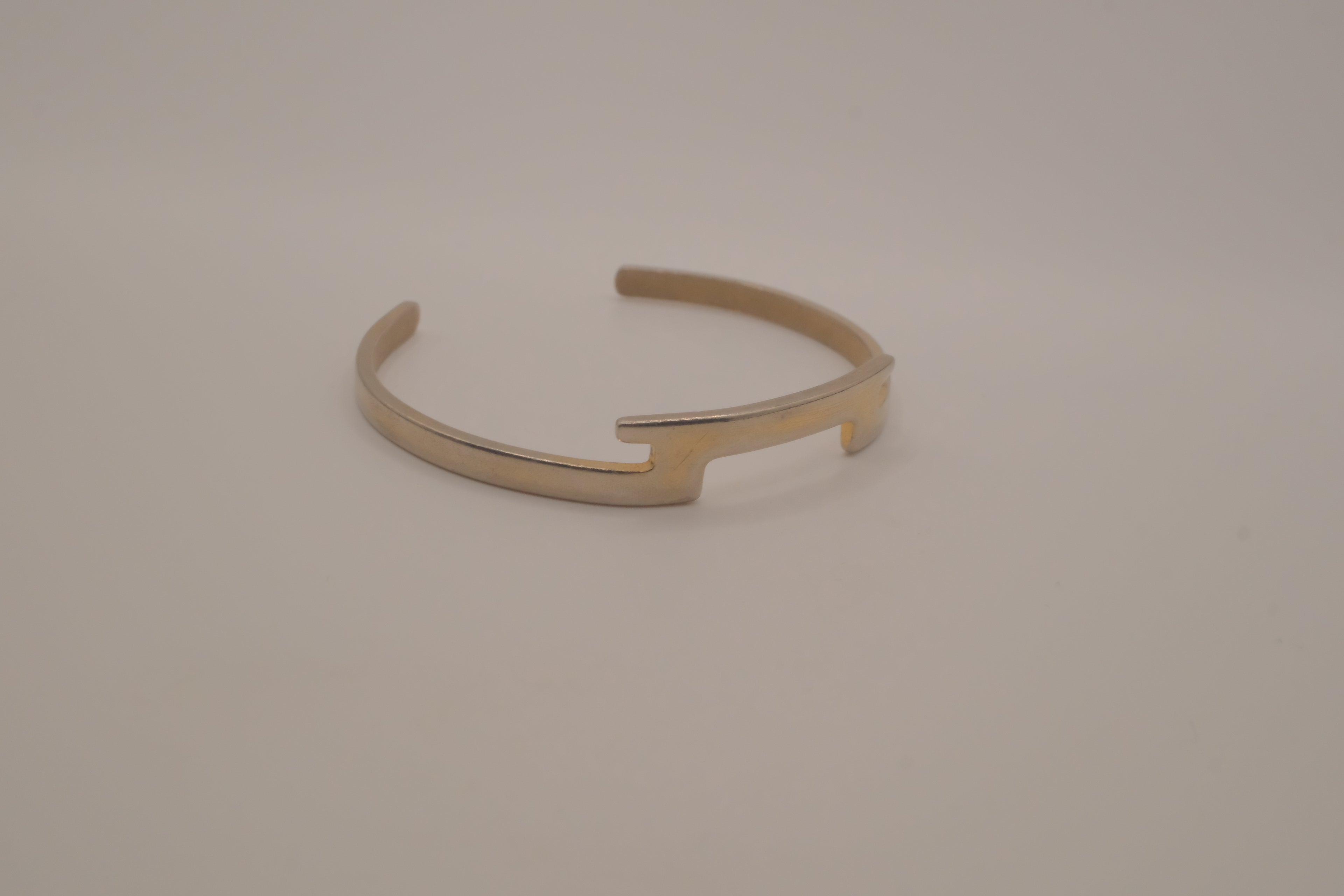 Vintage Avon modernist gold-tone cuff bracelet