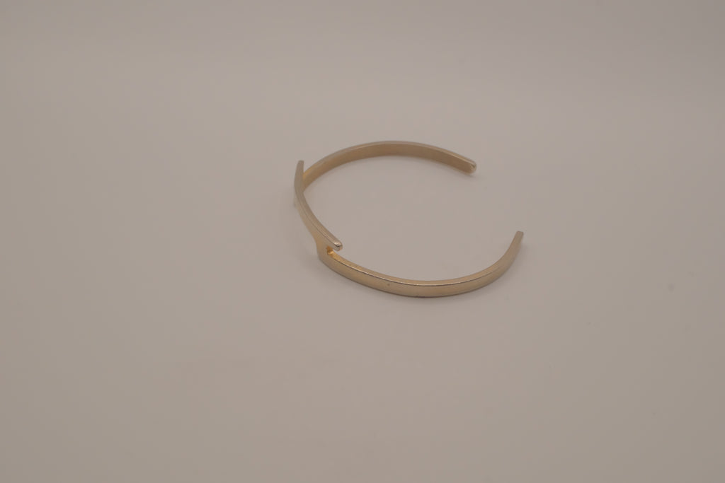 Vintage Avon modernist gold-tone cuff bracelet