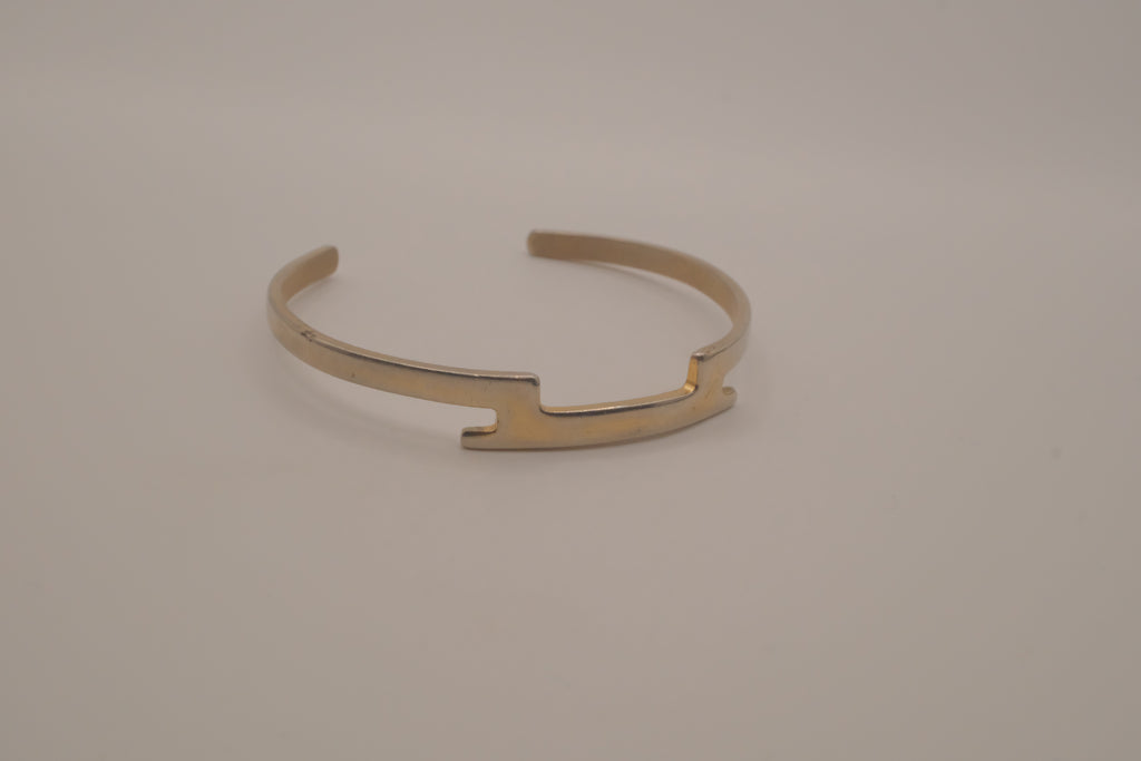Vintage Avon modernist gold-tone cuff bracelet