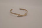 Vintage Avon modernist gold-tone cuff bracelet
