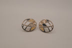 Vintage abstract geometric earrings