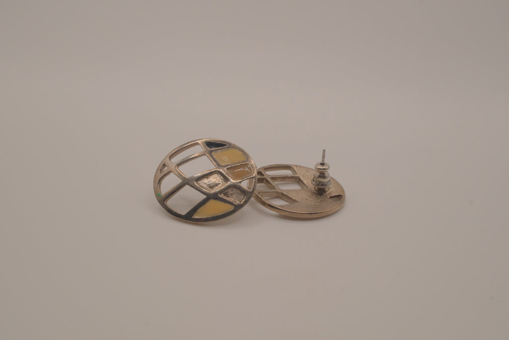 Vintage abstract geometric earrings