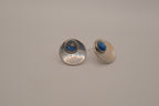 Vintage mid-century Blue stone earrings