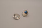 Vintage mid-century Blue stone earrings