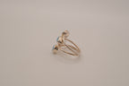 Sterling silver multi-stone Larimar ring