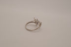 Sterling Silver Blue Opal Butterfly Ring
