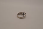 Sterling silver Blue Opal teardrop ring