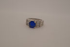 Sterling silver Royal Blue Cocktail ring