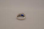 Sterling silver Royal Blue Cocktail ring