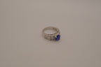 Sterling silver Royal Blue Cocktail ring