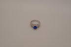Sterling silver Royal Blue Cocktail ring