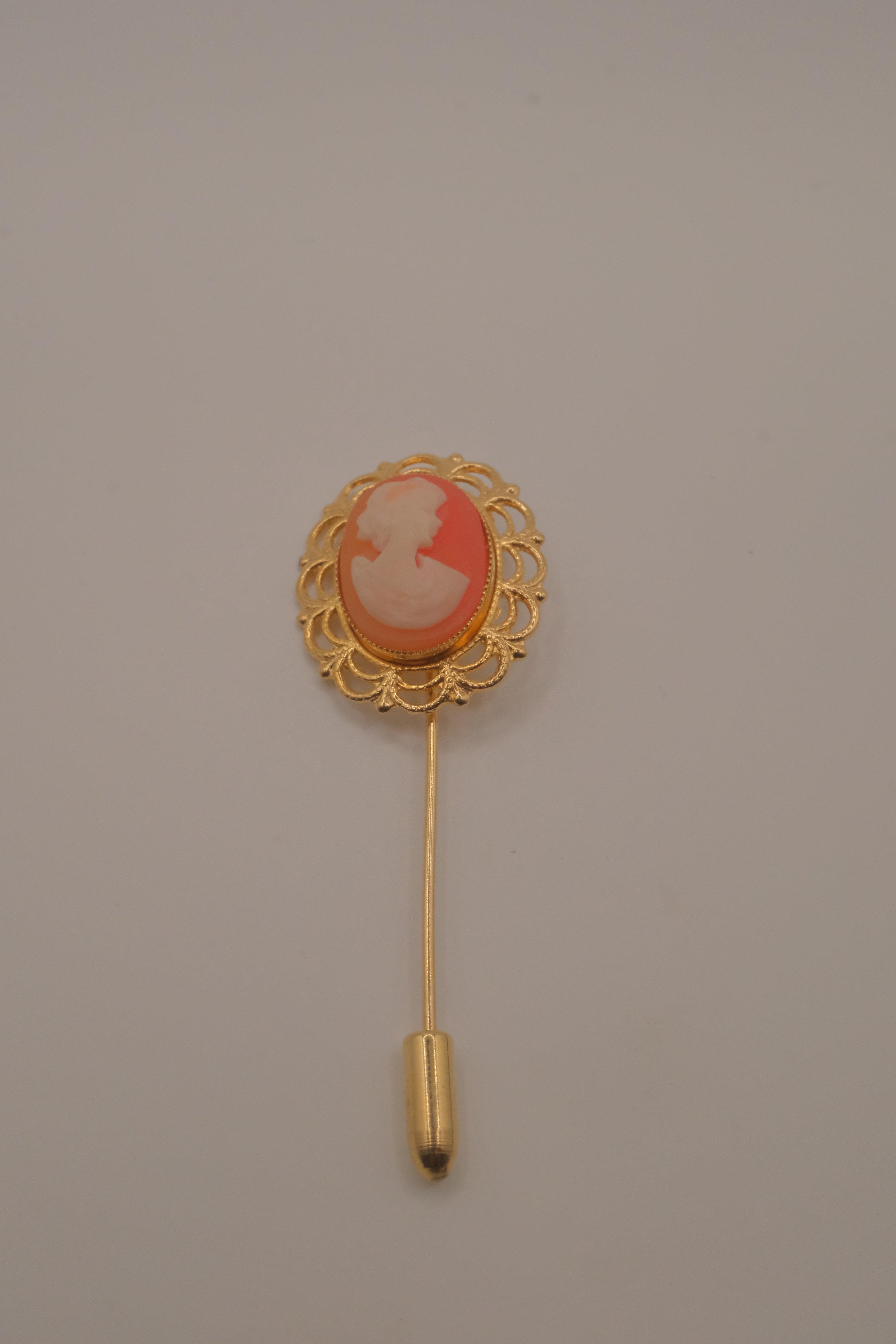Vintage Cameo stick pin