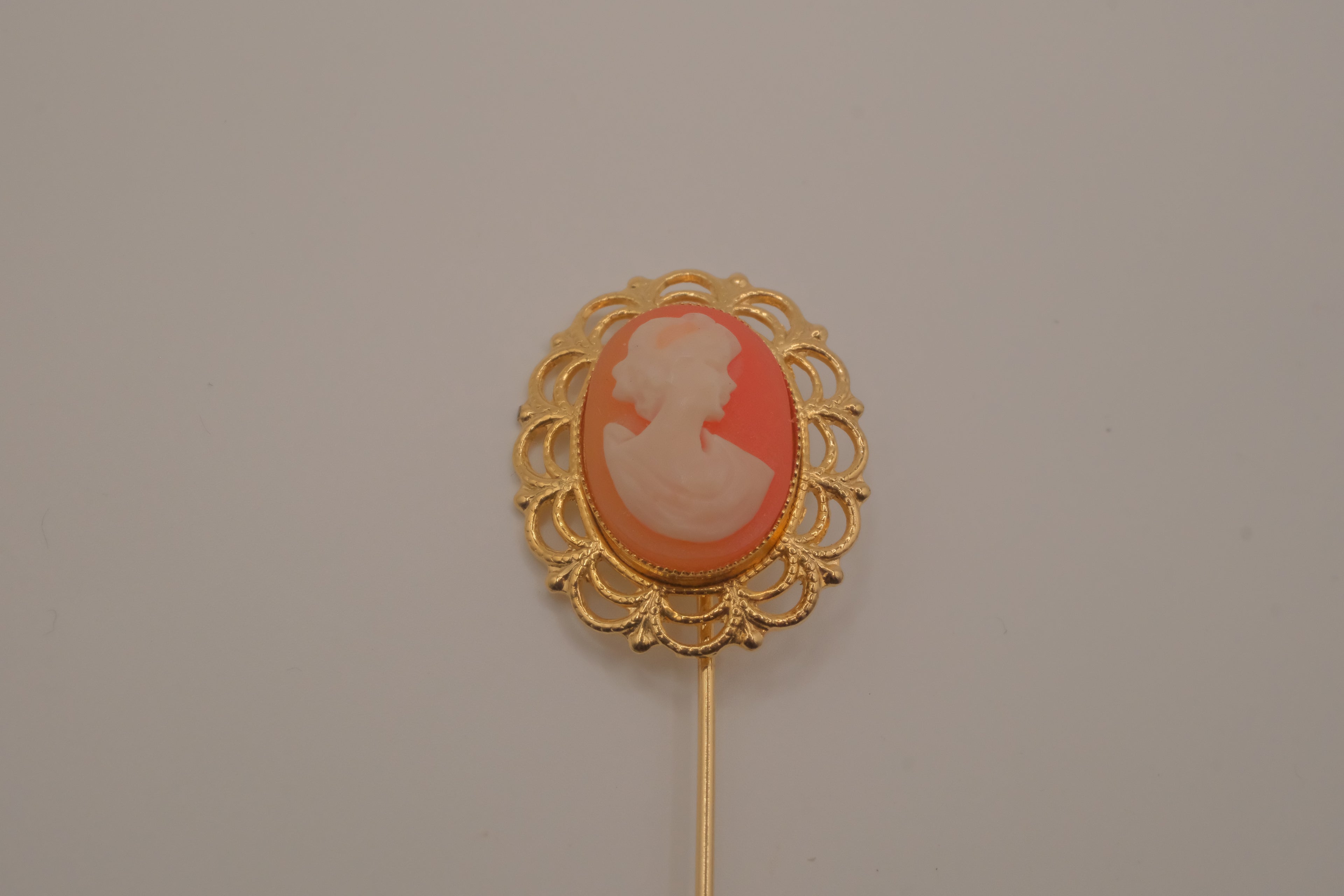 Vintage Cameo stick pin