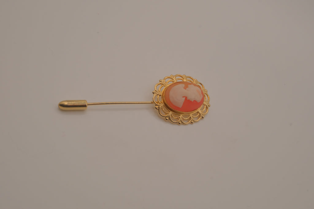 Vintage Cameo stick pin