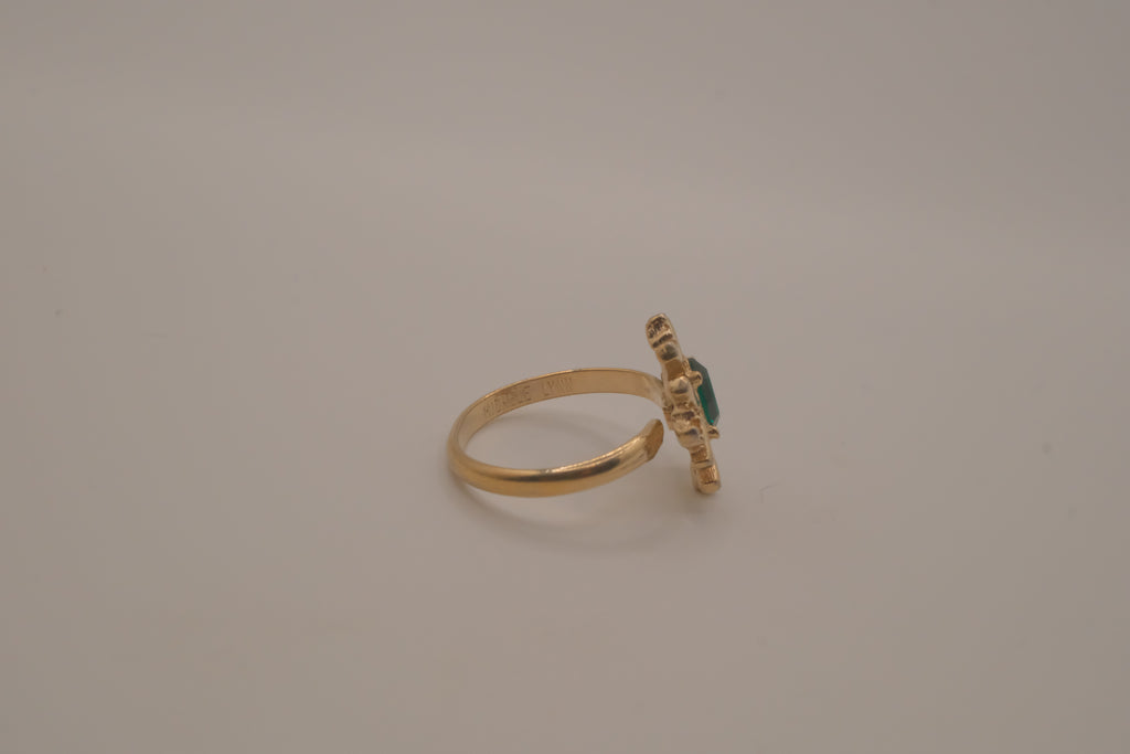 Vintage Michelle Lynn starburst cocktail ring