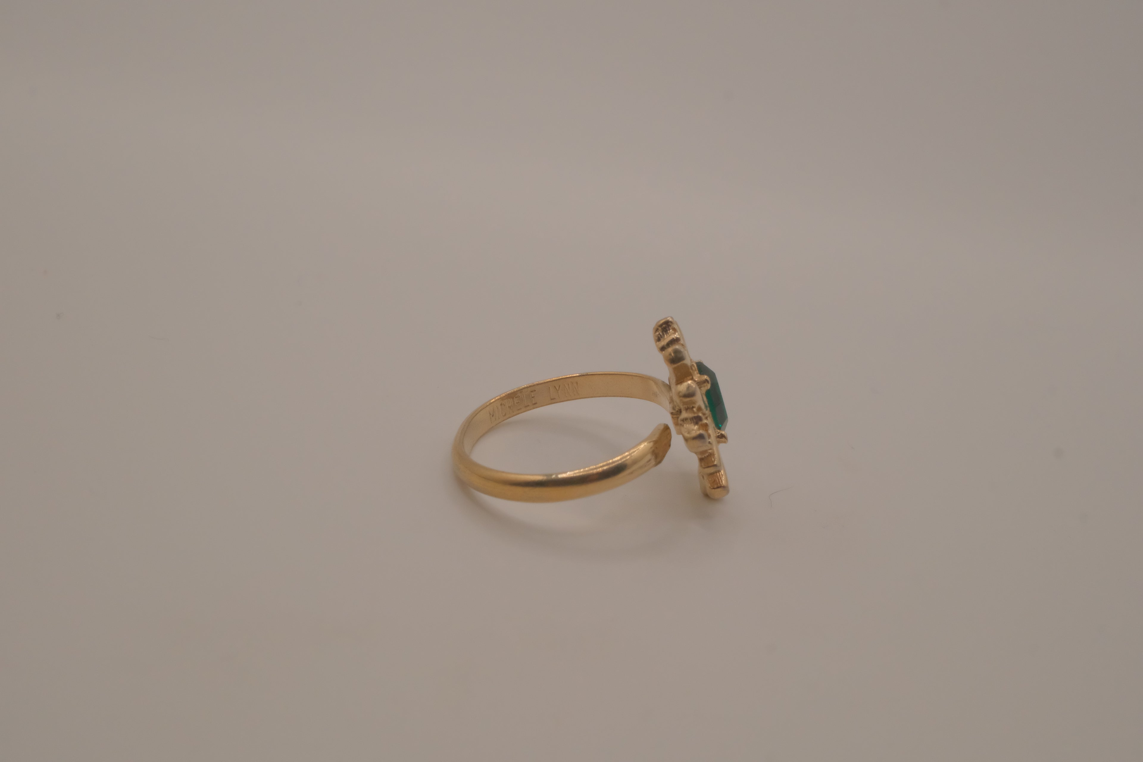Vintage Michelle Lynn starburst cocktail ring