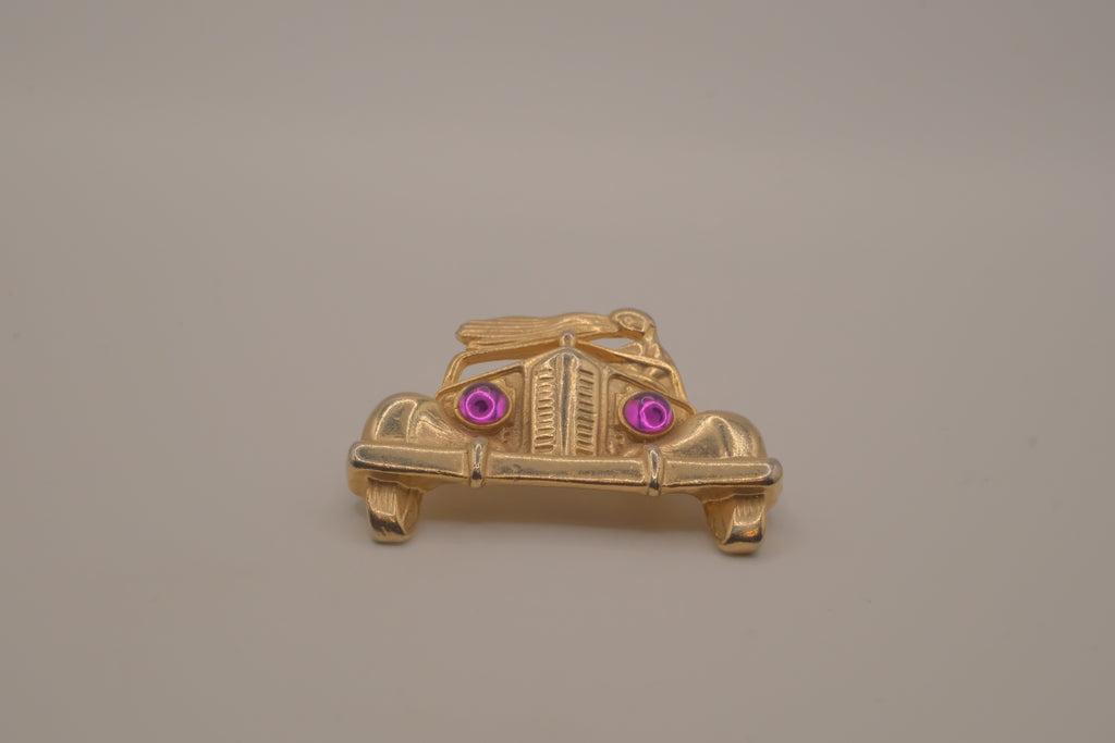 Vintage car brooch