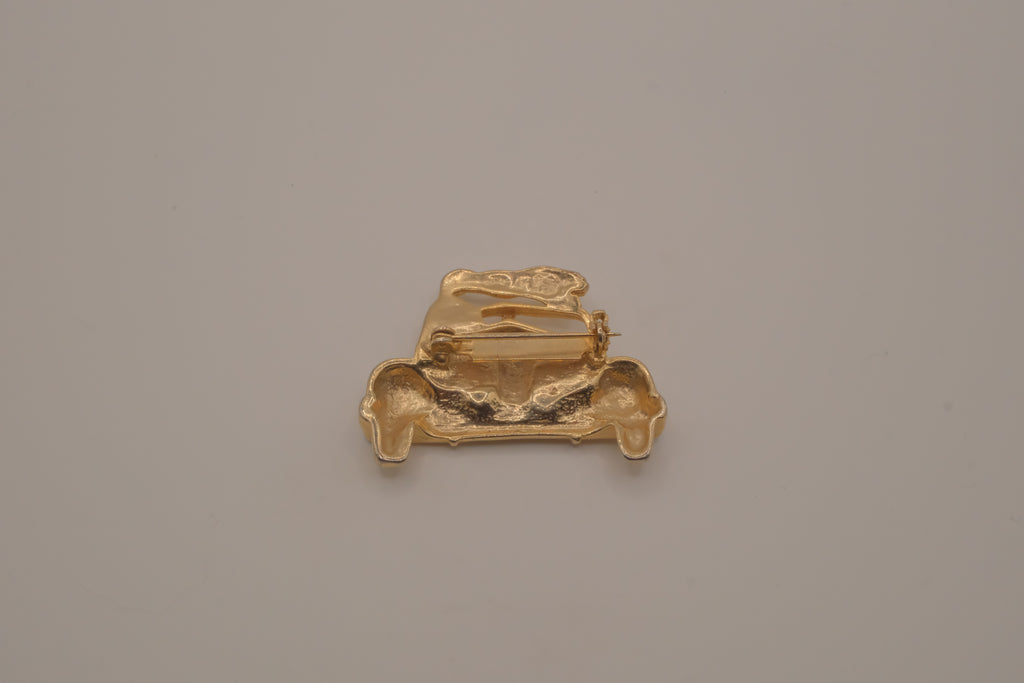 Vintage car brooch