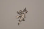 Pewter cherub angel pendant