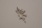 Pewter cherub angel pendant