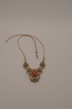 Vintage Art Deco filigree Bib necklace&nbsp;
