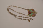 Vintage multi-stone statement necklace
