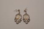 Avon "Romantic Renaissance" silver-tone drop earrings