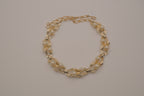 Lisner mid-century faux pearl link choker necklace