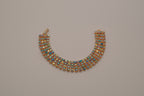 Vintage multi-strand Aurora Borealis (AB) rhinestone bracelet