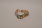 Vintage multi-strand Aurora Borealis (AB) rhinestone bracelet