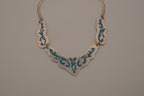Vintage Mexican Alpaca silver collar necklace