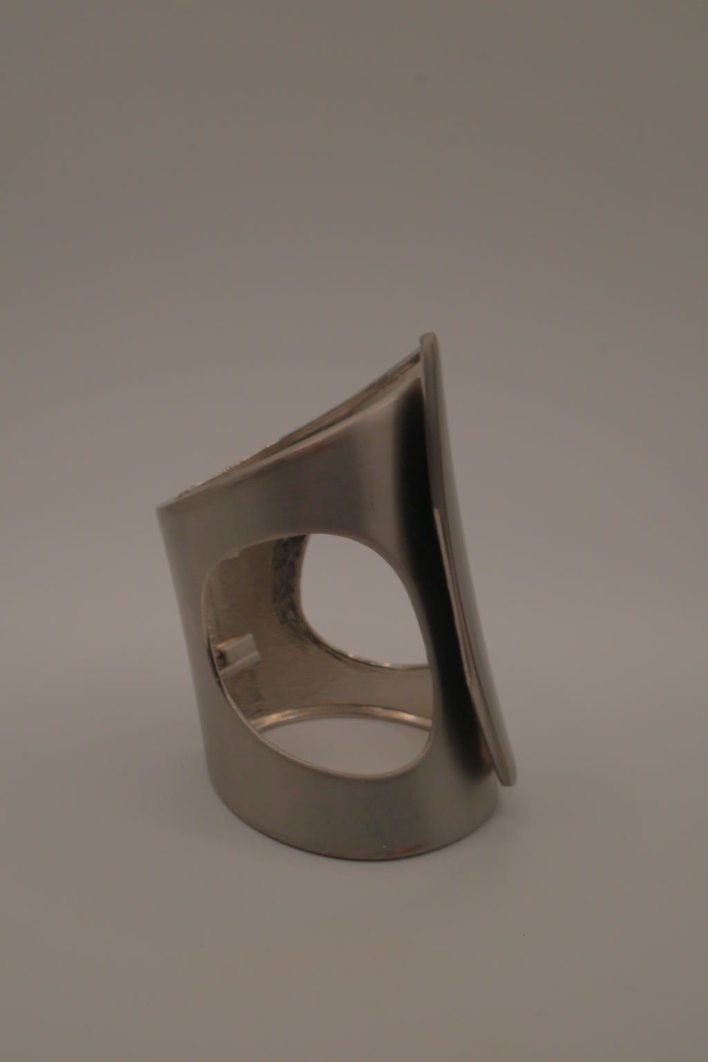 Large Sculptural Cutout Cuff Bracelet