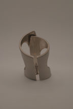 Large Sculptural Cutout Cuff Bracelet