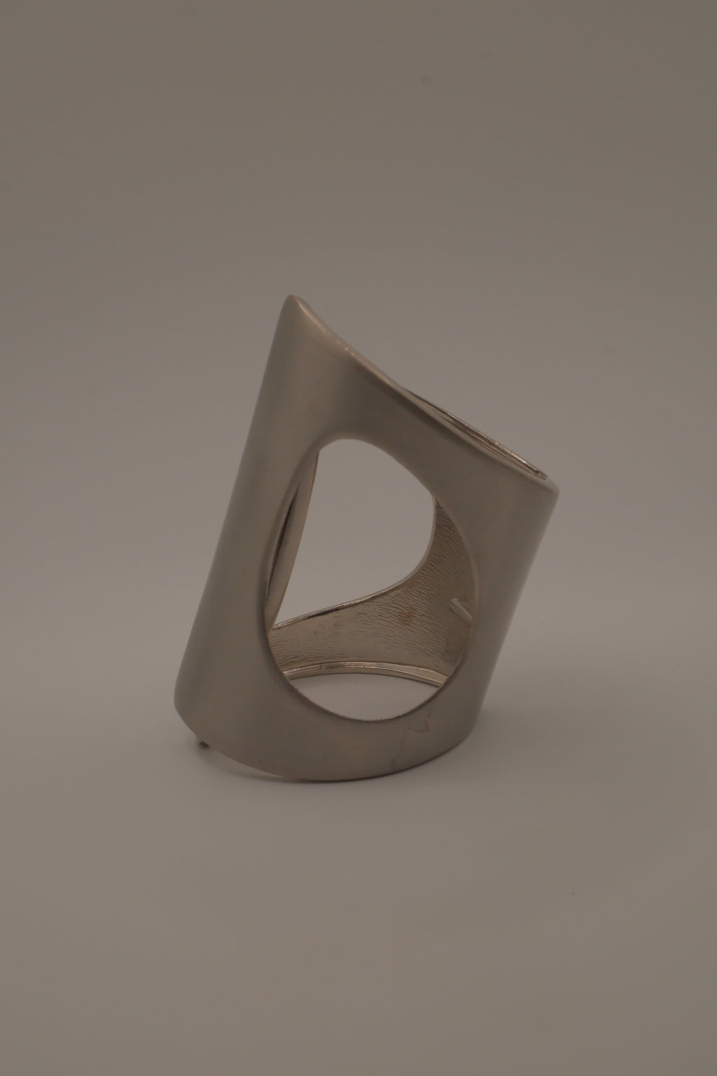 Large Sculptural Cutout Cuff Bracelet