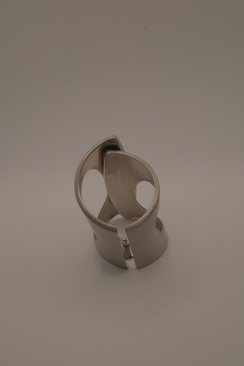 Large Sculptural Cutout Cuff Bracelet