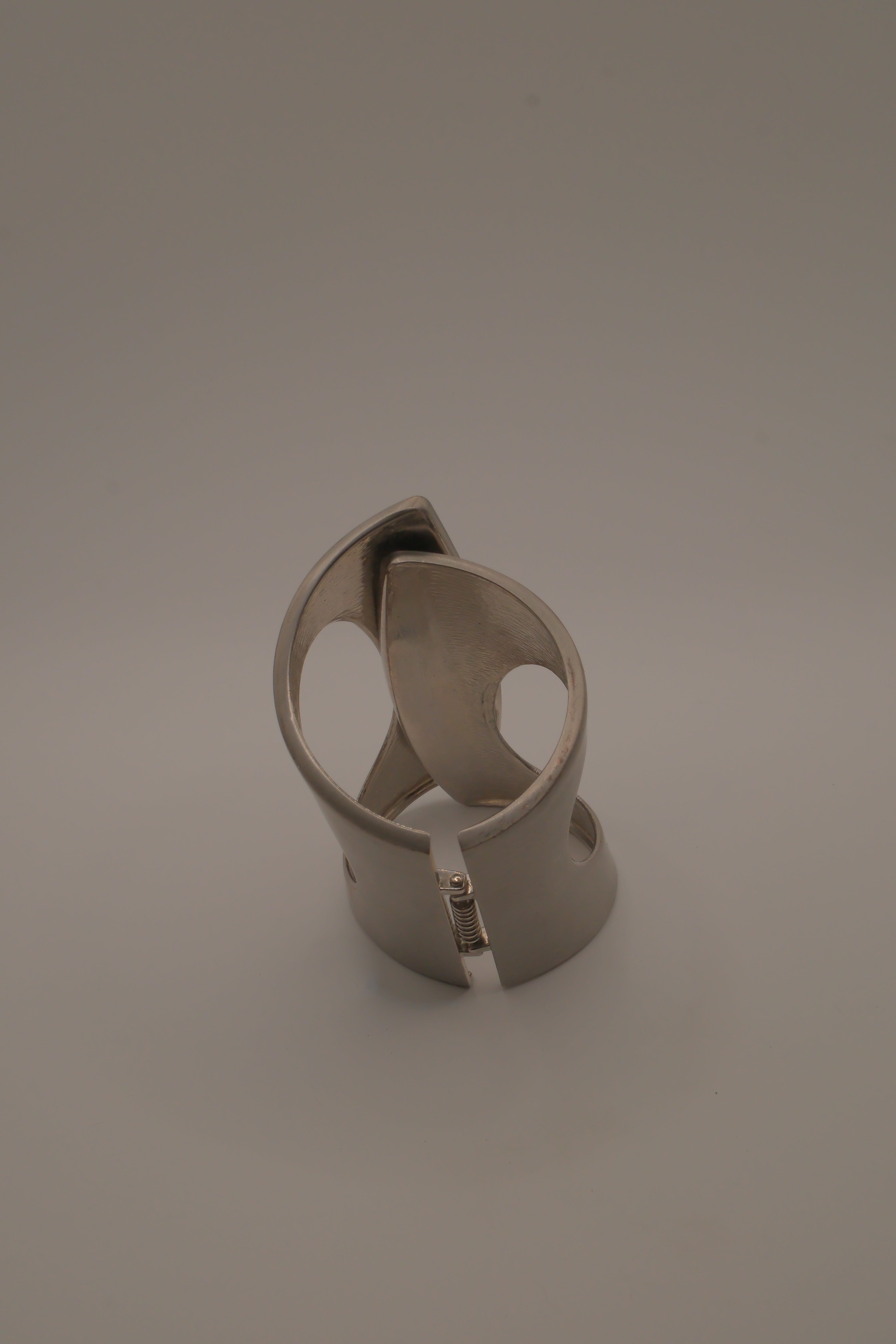 Large Sculptural Cutout Cuff Bracelet