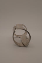 Large Sculptural Cutout Cuff Bracelet