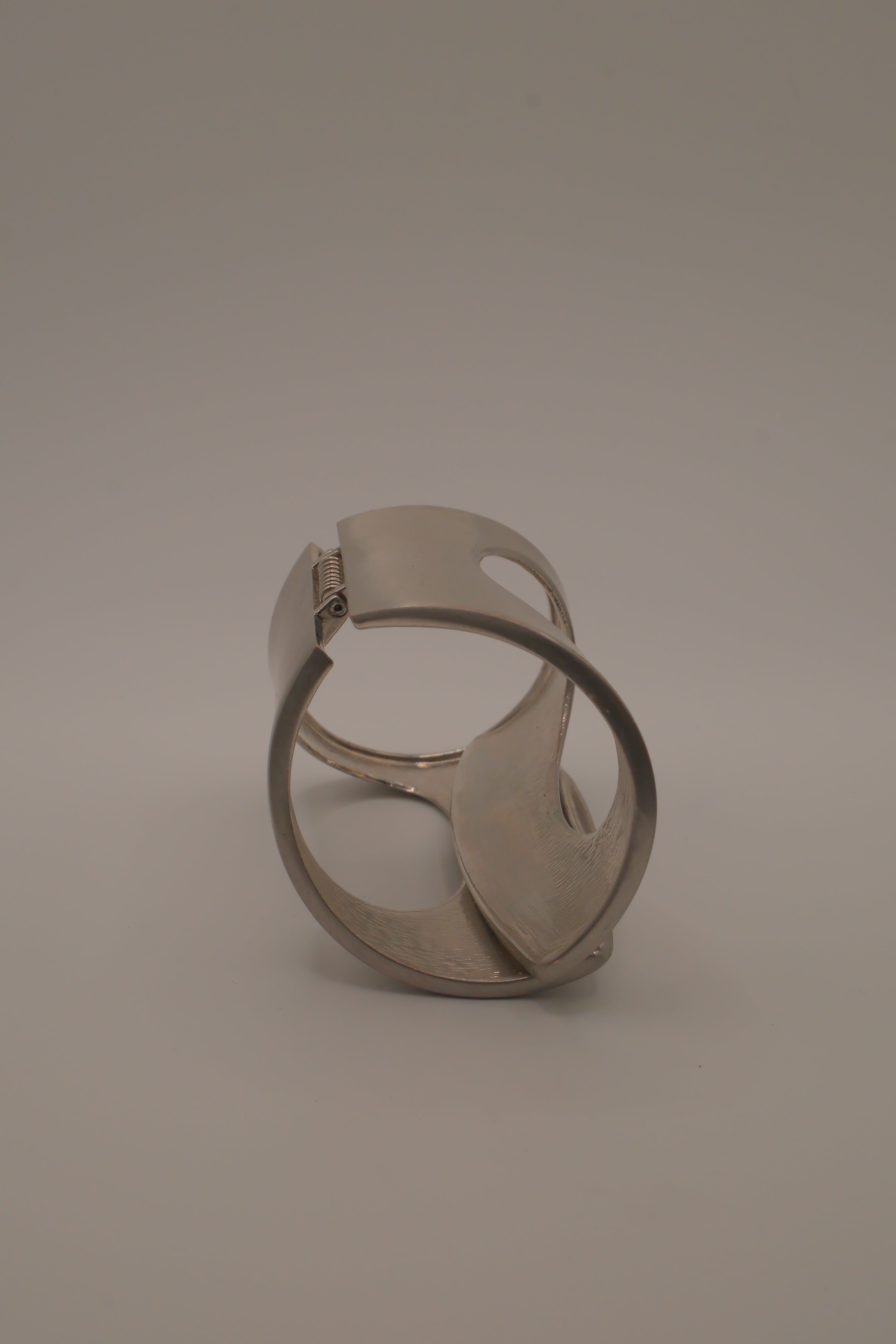 Large Sculptural Cutout Cuff Bracelet
